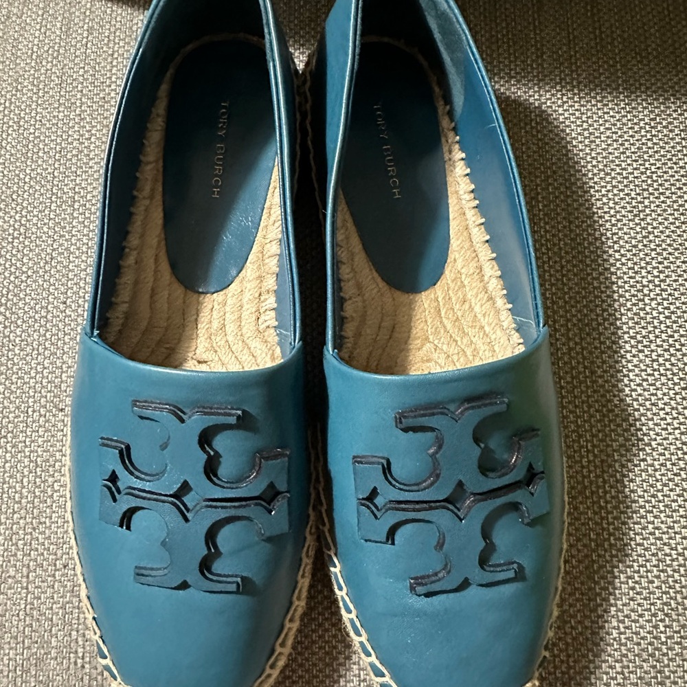 Tory Burch Blue Espadrille Flats (Brand new)